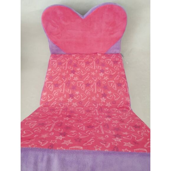 Build-A-Bear Workshop Plush Heart Chair Bed - Pink, Purple - Picture 8 of 10